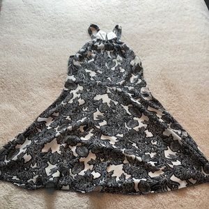 Floral black & white dress from Express!